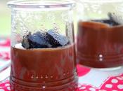 Petits pots crème chocolat, gelée café (recette Valrhona)