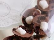 Mendiants chocolat lait cranberries mini marshmallow