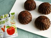 muffins hyperprotéinés pomme chocolat muesli avec psyllium, farines lupin soja