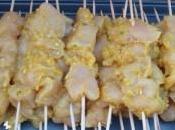 Brochettes poulet