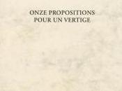 [note lecture] Jacques Lèbre, "Onze propositions pour vertige", Yves Boudier