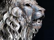 Aslan, lion metallique