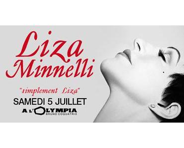 Liza Minnelli à l'Olympia en juillet 2014.