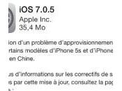 7.0.5 disponible pour iPhone