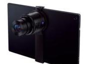 iPad Sony lance support tablette pour objectifs QX10/QX100