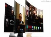 Concept télévision Apple avec écran incurvé