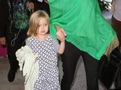 Famille Jolie-Pitt l'Aéroport Angeles 05.02.2014