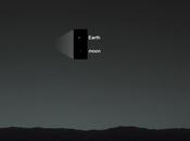 Terre Lune photographiés Curiosity