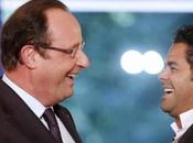 Hollande Trappes avec Jamel Debbouze pour match d'improvisation
