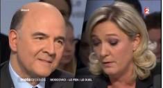 Pierre Moscovici, menteur face à Marine Le Pen ?