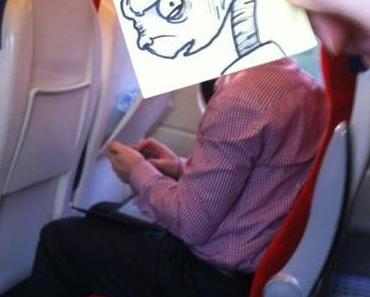 Quand un illustrateur facétieux s’ennuie dans le train…
