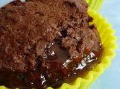 Muffins chocolat, cœur lemon curd
