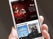 nouveau service visionnage pour voir films Disney iPhone iPad