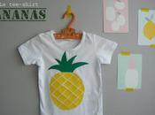 tee-shirt ananas home made