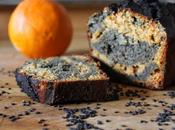 Cake marbré orange sésame noir
