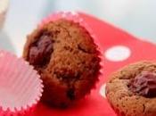 Mini muffins chocolat noir cerises