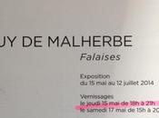 Galerie Vieille Temple exposition MALHERBE "Falaises"