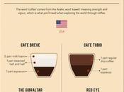 Infographie cafés travers monde
