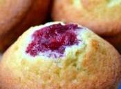 Muffin lemon curd framboise