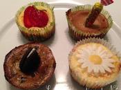 Mini cheesecakes fraise, oréos, coco carambars.