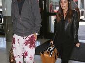 Scott Disick Kourtney Kardashian l'Aéroport Angeles 10.05.2014