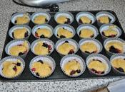 Muffins fruits rouges noix coco