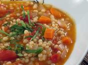 Soupe tomates couscous marocain