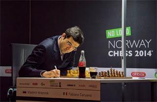 Norway Chess R06 : Topalov vs Kramnik