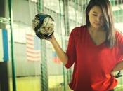 Peindre avec ballon foot: pari réussi pour l’artiste Hong