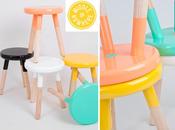 middle nowhere colorful stools kids room