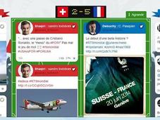 #RTSmondial match France-Suisse s’est aussi joué réseaux sociaux