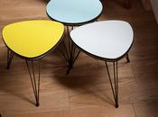 Trois mini-tables tripodes rajeunies
