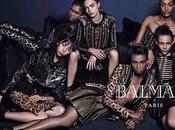 nouvelle campagne Balmain pour l'hiver prochain blindée super mannequins...