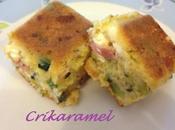 Cake courgettes, jambon fêta