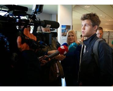 Le Roi des échecs Carlsen à Tromso