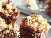 Brownies croustillants muesli maison
