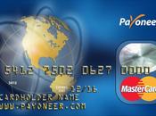Obtenez carte débit prépayée Payoneer MasterCard® bonus directement déposé celle-ci
