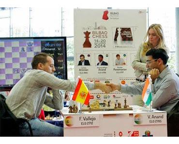 Départ canon d'Anand à Bilbao