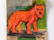 "Loup rouge" dessin papier Salons Bio.
