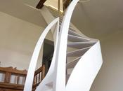 L’escalier design sublime l’art courbes!