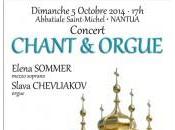 Concert orgue chant dimanche prochain Nantua (Ain)