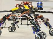 R&amp;D combinaison drone multirotor robots terrestres autonomes