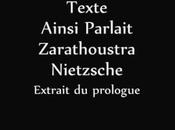 Nietzsche extrait prologue "Ainsi parlait Zarathroustra"