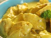Curry poulet crème