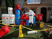 Pour Halloween, décore maison thème Ebola