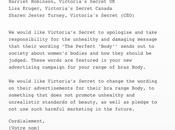 pétition contre Victoria’s Secret pour slogan Perfect Body