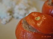 Tomates farcies viande hachée raifort