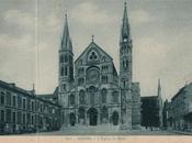 novembre 1914, obus troué voûte d'une chapelle, basilique Saint-Remi