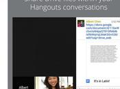 Google Hangout partagez fichiers provenant Drive depuis appel vidéo