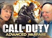 personnages âgées jouent Call Duty: Advanced Warfare